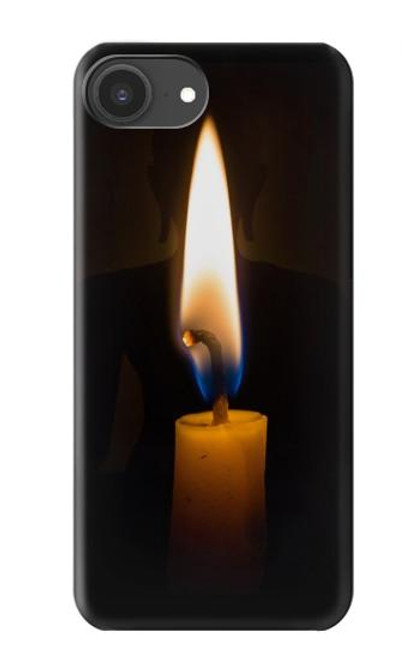 S3530 仏 Buddha Candle Burning iPhone 16e バックケース、フリップケース・カバー