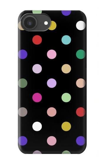 S3532 カラフルな水玉 Colorful Polka Dot iPhone 16e, 17e バックケース、フリップケース・カバー