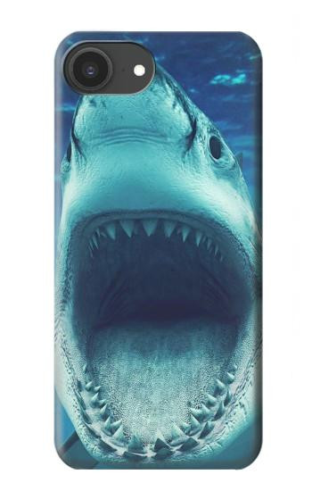 S3548 イタチザメ Tiger Shark iPhone 16e, 17e バックケース、フリップケース・カバー