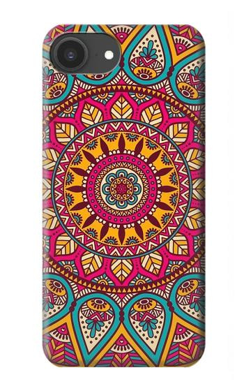 S3694 ヒッピーアートパターン Hippie Art Pattern iPhone 16e, 17e バックケース、フリップケース・カバー