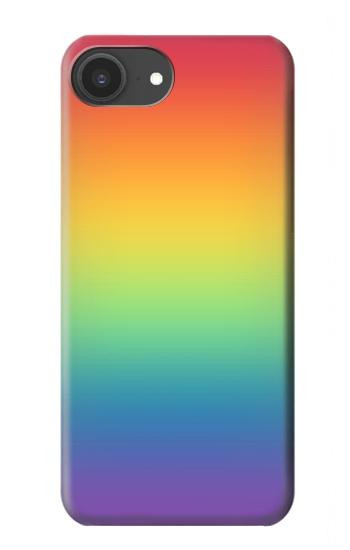 S3698 LGBTグラデーションプライドフラグ LGBT Gradient Pride Flag iPhone 16e, 17e バックケース、フリップケース・カバー