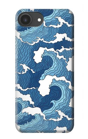 S3751 波のパターン Wave Pattern iPhone 16e, 17e バックケース、フリップケース・カバー