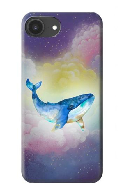 S3802 夢のクジラ パステルファンタジー Dream Whale Pastel Fantasy iPhone 16e バックケース、フリップケース・カバー