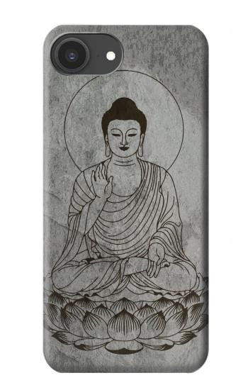 S3873 ブッダ ライン アート Buddha Line Art iPhone 16e, 17e バックケース、フリップケース・カバー