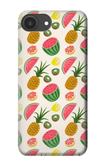 S3883 フルーツ柄 Fruit Pattern iPhone 16e, 17e バックケース、フリップケース・カバー