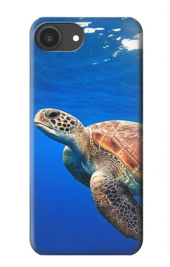 S3898 ウミガメ Sea Turtle iPhone 16e, 17e バックケース、フリップケース・カバー