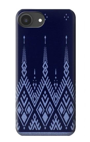 S3950 テキスタイル タイ ブルー パターン Textile Thai Blue Pattern iPhone 16e, 17e バックケース、フリップケース・カバー
