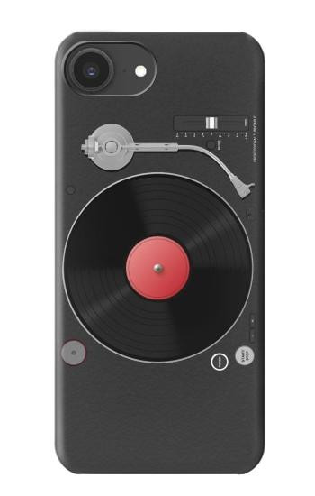 S3952 ターンテーブル ビニール レコード プレーヤーのグラフィック Turntable Vinyl Record Player Graphic iPhone 16e, 17e バックケース、フリップケース・カバー