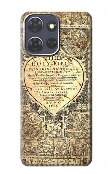 S0330 聖書のページ Bible Page Motorola Moto G Power (2025) バックケース、フリップケース・カバー