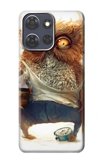 S1133 目を覚ますフクロウ Wake up Owl Motorola Moto G Power (2025,2026) バックケース、フリップケース・カバー