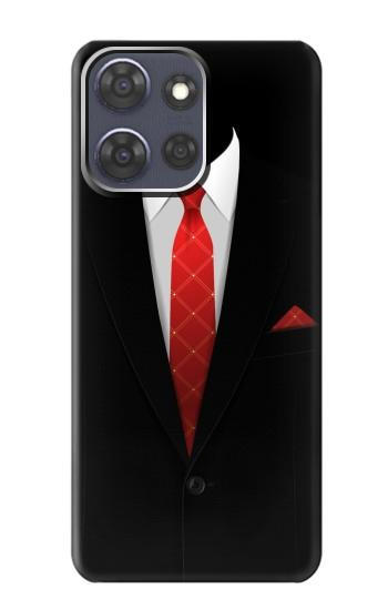 S1805 黒服 Black Suit Motorola Moto G Power (2025,2026) バックケース、フリップケース・カバー