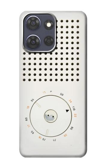 S1857 レトロなトランジスタラジオ Retro Transistor Radio Motorola Moto G Power (2025,2026) バックケース、フリップケース・カバー