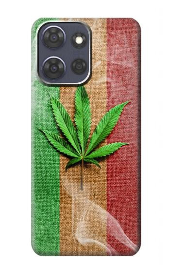 S2109 マリファナラスタ旗 Smoke Reggae Rasta Flag Motorola Moto G Power (2025,2026) バックケース、フリップケース・カバー