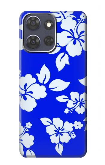 S2244 ハワイのハイビスカス青柄 Hawaiian Hibiscus Blue Pattern Motorola Moto G Power (2025,2026) バックケース、フリップケース・カバー