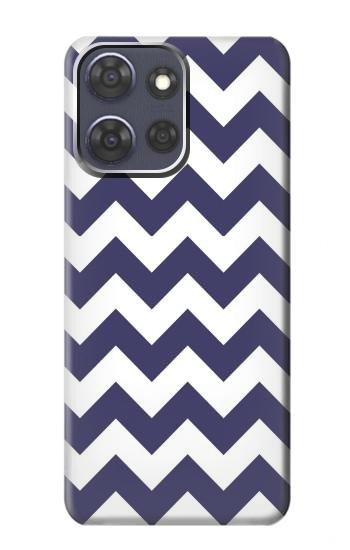 S2345 紺のシェブロンジグザグパターン Navy Blue Shavron Zig Zag Pattern Motorola Moto G Power (2025,2026) バックケース、フリップケース・カバー
