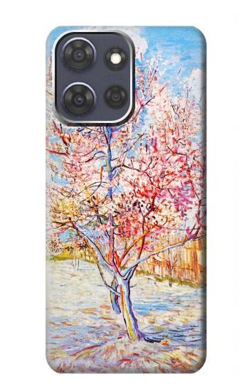 S2450 ブロッサムピンクピーチツリー フィンセント・ファン・ゴッホ Van Gogh Peach Tree Blossom Motorola Moto G Power (2025,2026) バックケース、フリップケース・カバー