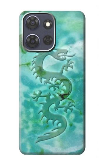 S2653 ドラゴングリーンターコイズストーングラフィックプリント Chinese Dragon Green Turquoise Stone Graphic Printed Motorola Moto G Power (2025,2026) バックケース、フリップケース・カバー