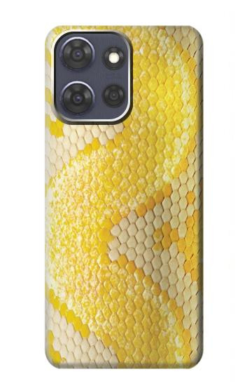S2713 黄蛇の皮膚 グラフィックプリント Yellow Snake Skin Graphic Printed Motorola Moto G Power (2025,2026) バックケース、フリップケース・カバー