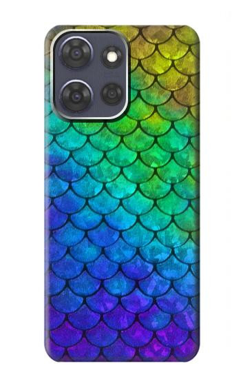 S2930 人魚のスケール Mermaid Fish Scale Motorola Moto G Power (2025,2026) バックケース、フリップケース・カバー