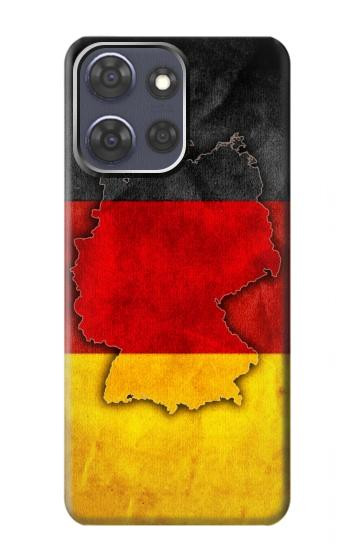 S2935 ドイツ旗地図 Germany Flag Map Motorola Moto G Power (2025,2026) バックケース、フリップケース・カバー