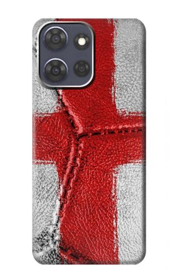 S3316 イングランドの旗ビンテージフットボールのグラフィック England Flag Vintage Football Graphic Motorola Moto G Power (2025,2026) バックケース、フリップケース・カバー