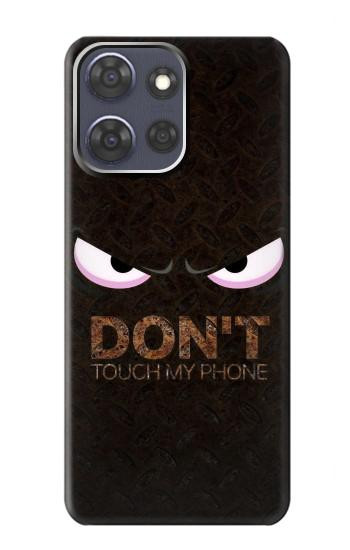 S3412 私の携帯に触るな Do Not Touch My Phone Motorola Moto G Power (2025,2026) バックケース、フリップケース・カバー