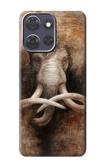 S3427 マンモス古代の洞窟芸術 Mammoth Ancient Cave Art Motorola Moto G Power (2025,2026) バックケース、フリップケース・カバー