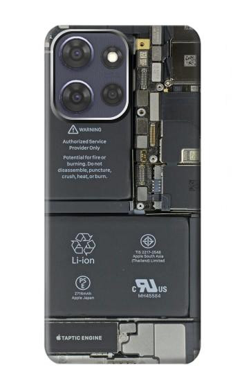 S3467 携帯電話の中のグラフィック Inside Mobile Phone Graphic Motorola Moto G Power (2025) バックケース、フリップケース・カバー