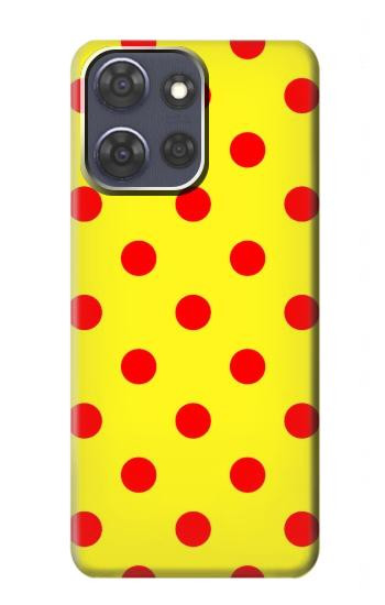 S3526 赤い水玉 Red Spot Polka Dot Motorola Moto G Power (2025,2026) バックケース、フリップケース・カバー