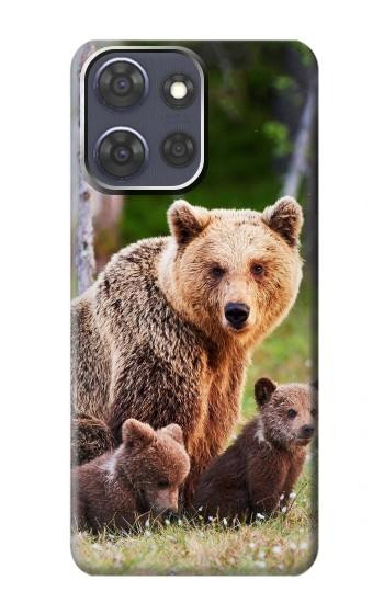 S3558 くまの家族 Bear Family Motorola Moto G Power (2025,2026) バックケース、フリップケース・カバー