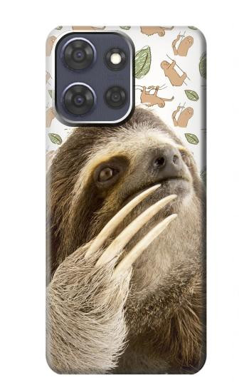 S3559 ナマケモノ Sloth Pattern Motorola Moto G Power (2025,2026) バックケース、フリップケース・カバー