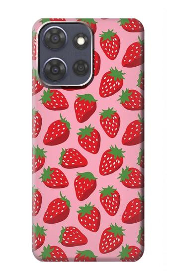 S3719 いちご柄 Strawberry Pattern Motorola Moto G Power (2025,2026) バックケース、フリップケース・カバー