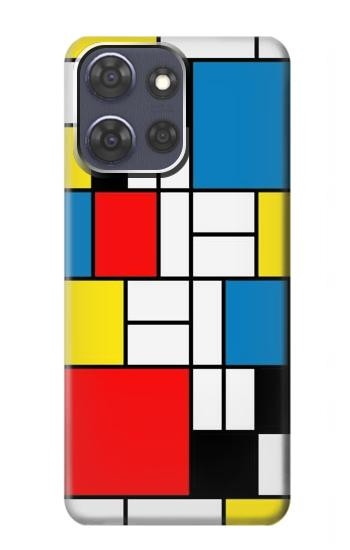 S3814 ピエトモンドリアン線画作曲 Piet Mondrian Line Art Composition Motorola Moto G Power (2025,2026) バックケース、フリップケース・カバー