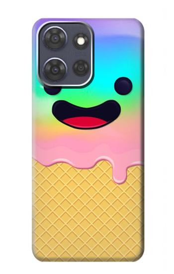 S3939 アイスクリーム キュートな笑顔 Ice Cream Cute Smile Motorola Moto G Power (2025,2026) バックケース、フリップケース・カバー