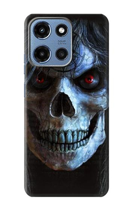 S2585 スカルペンタグラム Evil Death Skull Pentagram Motorola Moto G 5G (2025) バックケース、フリップケース・カバー