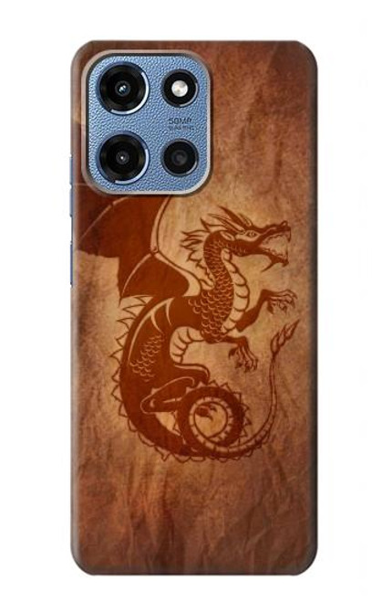 S3086 レッド・ドラゴン Red Dragon Tattoo Motorola Moto G 5G (2025) バックケース、フリップケース・カバー