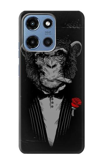 S3167 面白いマフィア猿 Funny Gangster Mafia Monkey Motorola Moto G 5G (2025) バックケース、フリップケース・カバー