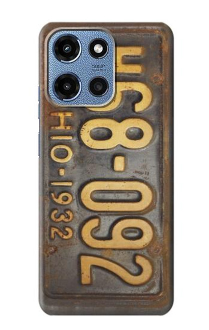 S3228 ヴィンテージ 車のナンバープレート Vintage Car License Plate Motorola Moto G 5G (2025) バックケース、フリップケース・カバー