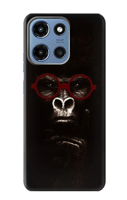 S3529 思考ゴリラ Thinking Gorilla Motorola Moto G 5G (2025) バックケース、フリップケース・カバー