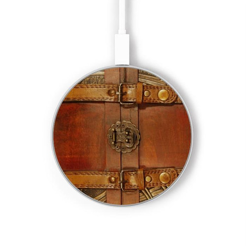 S3012 トレジャーチェスト Treasure Chest ワイヤレス充電パッド 15W タイプC iPhone Android LEDライト充電ステーション