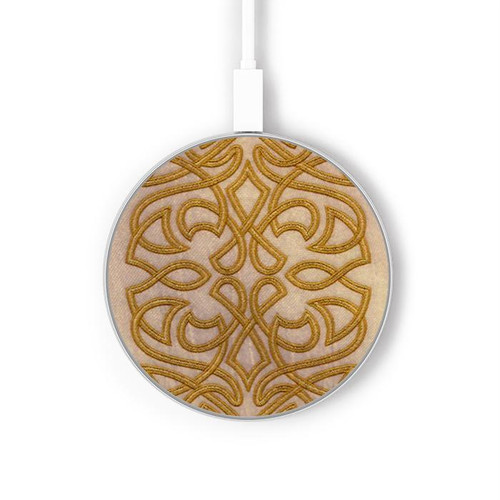 S3796 ケルトノット Celtic Knot ワイヤレス充電パッド 15W タイプC iPhone Android LEDライト充電ステーション