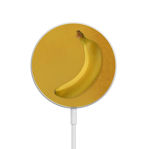 S3872 バナナ Banana iPhone 16 15 14 13 12用MagSafe 15W対応磁気ワイヤレス充電パッド