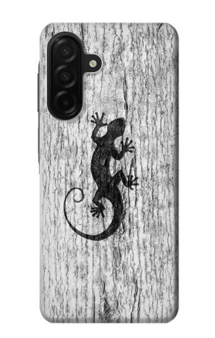 S2446 木材のヤモリ グラフィックプリント Gecko Wood Graphic Printed Samsung Galaxy A26 バックケース、フリップケース・カバー