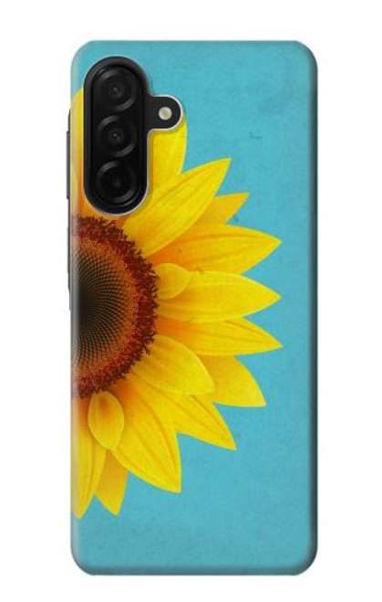 S3039 ひまわり Vintage Sunflower Blue Samsung Galaxy A26 バックケース、フリップケース・カバー