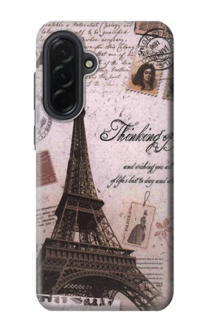 S2211 パリエッフェル塔ポストカード Paris Postcard Eiffel Tower Samsung Galaxy A36 バックケース、フリップケース・カバー