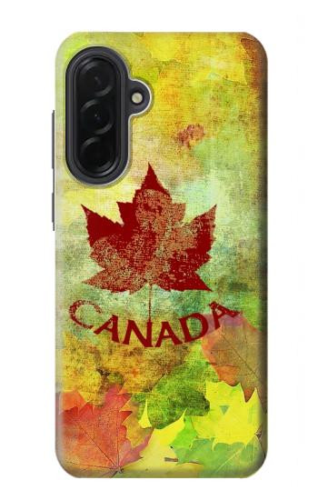 S2523 カナダ秋のメープルリーフ Canada Autumn Maple Leaf Samsung Galaxy A36 バックケース、フリップケース・カバー