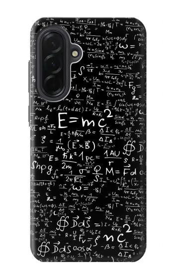 S2574 数学物理学黒板式 Mathematics Physics Blackboard Equation Samsung Galaxy A36 バックケース、フリップケース・カバー