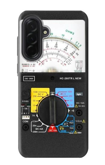 S2660 アナログマルチメータグラフィックプリント Analog Multimeter Graphic Printed Samsung Galaxy A36 バックケース、フリップケース・カバー