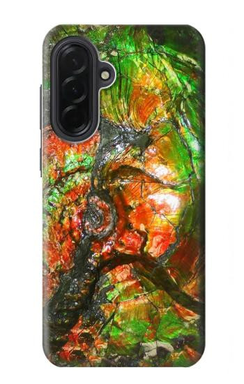 S2694 アンモナイト化石 Ammonite Fossil Samsung Galaxy A36 バックケース、フリップケース・カバー