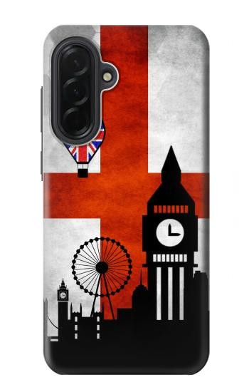 S2979 イングランドサッカー England Football Soccer Flag Samsung Galaxy A36 バックケース、フリップケース・カバー